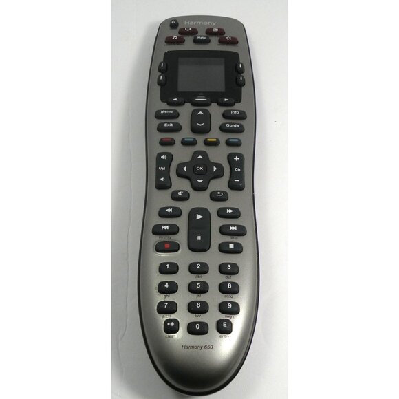 Logitech Harmony 650 Advanced Universal Remote Control With Color Screen For Ent - Picture 4 of 10